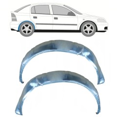 Painel de reparação interna do arco da roda traseira para Opel Astra G 1998-2009 / Esquerda+Direita / Conjunto 10633