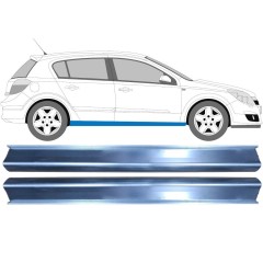 Painel de reparação da soleira para Opel Astra H 2003-2014 / Esquerda = Direita (simétrico) / Conjunto 9483