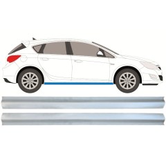 Painel de reparação da soleira para Opel Astra J 2009-2015 / Esquerda = Direita (simétrico) / Conjunto 15221