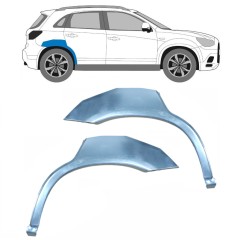 Painel de reparação do guarda-lamas traseiro para Mitsubishi ASX 2010- / Esquerda+Direita / Conjunto 10469