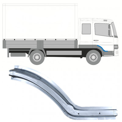 Painel de reparação da soleira para Mercedes Atego 1998-2013 / Direito 11826