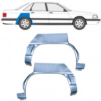 Painel de reparação do guarda-lamas traseiro para Audi 100 C3 1982-1991 / Esquerda+Direita / Conjunto 9993