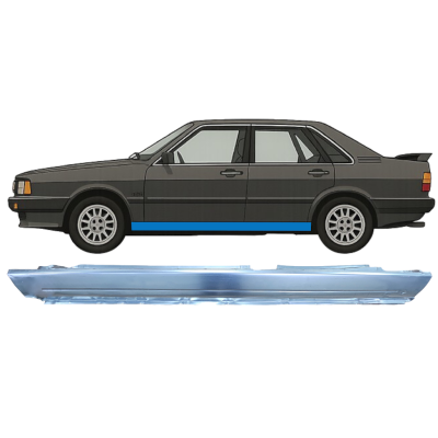 Soleira completa para Audi 80 B2 1978-1986 / Esquerdo 9115