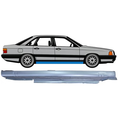 Soleira completa para Audi 100 C3 1982-1990 / Direito 6419