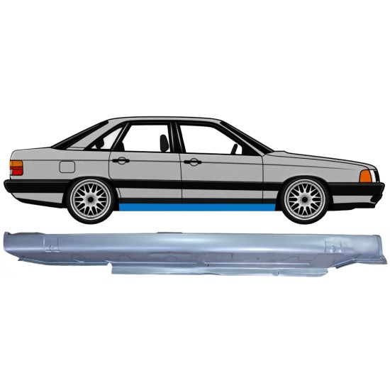 Soleira completa para Audi 100 C3 1982-1990 / Direito 6419