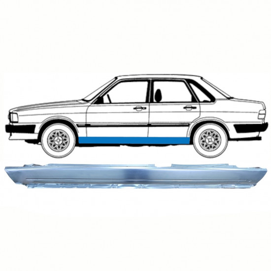 Soleira completa para Audi 80 B2 1978-1986 / Esquerdo 9115