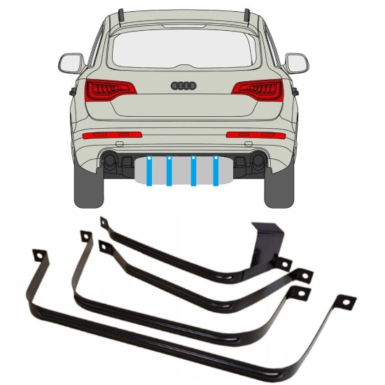 Abraçadeira do tanque de combustível para Audi Q7 2005-2015 15029