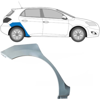 Painel de reparação do guarda-lamas traseiro para Toyota Auris 2007-2012 / Direito 16853
