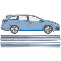 Painel de reparação da soleira para Toyota Auris 2013-2018 / COMBI / Conjunto 12451