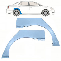 Painel de reparação do guarda-lamas traseiro para Toyota Avensis 2003-2008 / Esquerda+Direita / Conjunto 10062