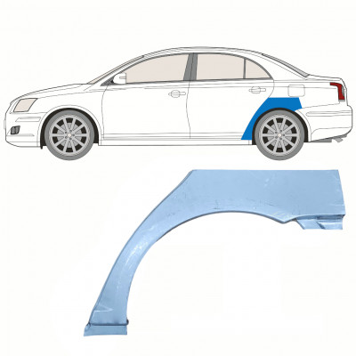 Painel de reparação do guarda-lamas traseiro para Toyota Avensis 2003-2008 / Esquerdo 8375