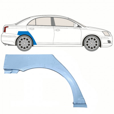 Painel de reparação do guarda-lamas traseiro para Toyota Avensis 2003-2008 / Direito 8374