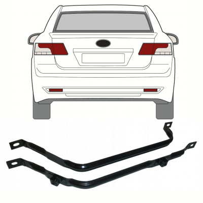 Abraçadeira do tanque de combustível para Toyota Avensis 2008-2012 9389