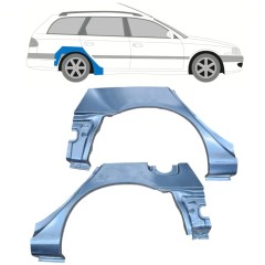 Painel de reparação do guarda-lamas traseiro para Toyota Avensis T22 1997-2003 / Esquerda+Direita / COMBI / Conjunto 9813
