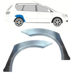 Painel de reparação do guarda-lamas traseiro para Toyota Avensis Verso 2001-2011 / Esquerda+Direita / Conjunto 15878