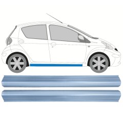 Painel de reparação da soleira para Citroen C1 2005-2012 / Esquerda+Direita / Conjunto 14301