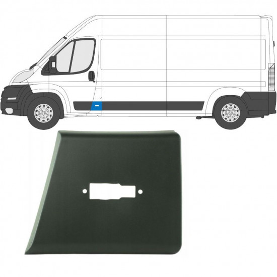 Moldura lateral para Fiat Ducato 2006- / Esquerdo 6545