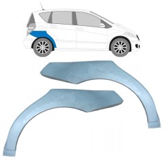 Painel de reparação do guarda-lamas traseiro para Mercedes A-Class W169 2004-2012 / Esquerda+Direita / Conjunto 9265
