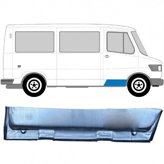 Painel de reparação interna das portas dianteiras para Mercedes T1 1977-1996 / Direito 5230