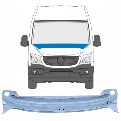 Painel de reparação abaixo do pára-brisa para Mercedes Sprinter 2006-2013 5980