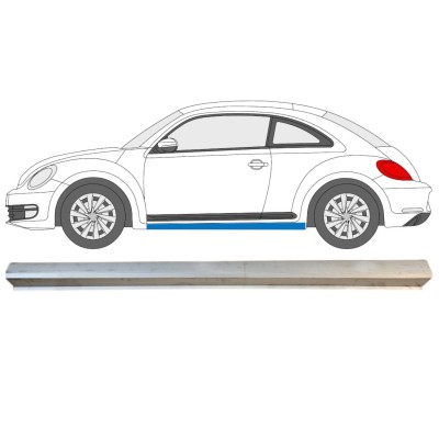 Painel de reparação da parte inferior da soleira para Volkswagen Beetle 2011-2019 / Esquerdo 15096
