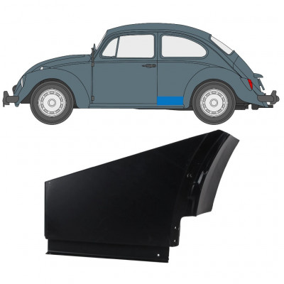 Painel de reparação pequena do guarda-lamas traseiro para Volkswagen Kaefer 1947-1985 / Esquerdo 12742