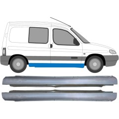 Painel de reparação da soleira para Citroen Berlingo 1996-2008 / Esquerda+Direita / Conjunto 14130