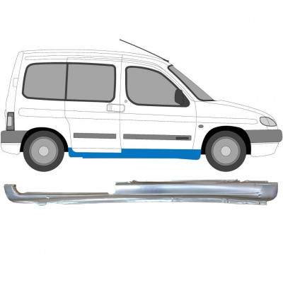 Painel de reparação da soleira para Peugeot Partner 1996- / Direito 6954