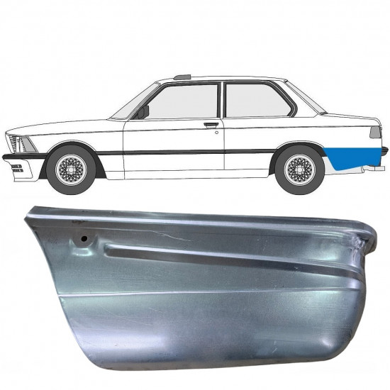 Painel de reparação do guarda-lamas traseiro para BMW 3 E21 1975-1984 / Esquerdo 6415