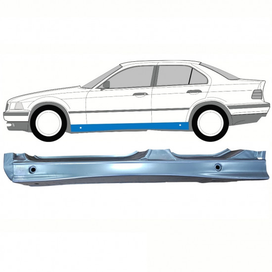 Soleira completa para BMW 3 E36 1990-2000 / Esquerdo 10855