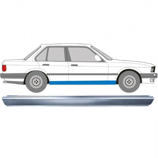 Painel de reparação da soleira para BMW 3 E30 1982-1994 / Esquerda = Direita (simétrico) 11808