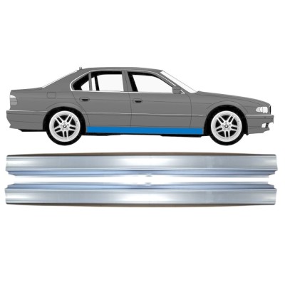 Painel de reparação da soleira para BMW 7 E38 1994-2001 / Esquerda+Direita / Conjunto 14834