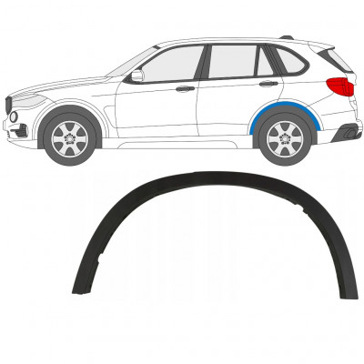 Moldura lateral do guarda-lamas traseiro para BMW X5 2013-2019 / Esquerdo 7655