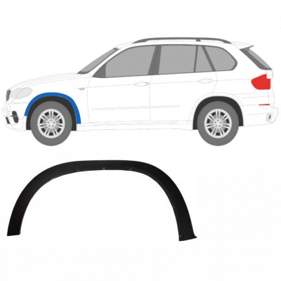 Moldura lateral do guarda-lamas dianteiro para BMW X5 2006-2013 / Esquerdo 8848