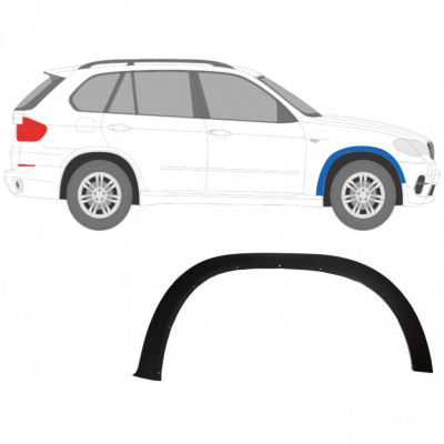 Moldura lateral do guarda-lamas dianteiro para BMW X5 2006-2013 / Direito 8847