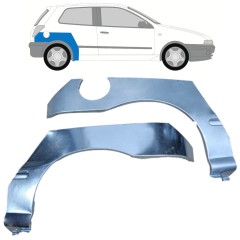 Painel de reparação do guarda-lamas traseiro para Fiat Brava Bravo 1995-2003 / Esquerda+Direita / Conjunto 10990