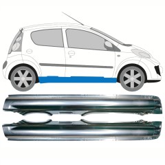 Painel de reparação da soleira para Citroen C1 2005-2012 / Esquerda+Direita / Conjunto 14110