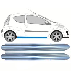 Painel de reparação da soleira para Citroen C1 2005-2012 / Esquerda+Direita / Conjunto 10711