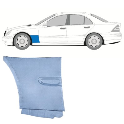 Painel de reparação do guarda-lamas dianteiro para Mercedes C-Class W203 2000-2007 / Esquerdo 16030
