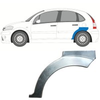 Painel de reparação do guarda-lamas traseiro para Citroen C3 2002-2010 / Esquerdo 14768