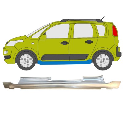 Soleira completa para Citroen C3 Picasso 2008- / Esquerdo 14633