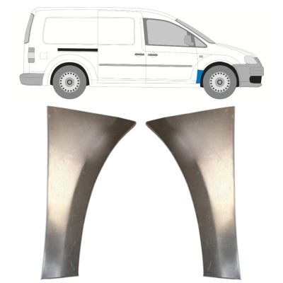 Painel de reparação do guarda-lamas dianteiro para Volkswagen Caddy 2004-2020 / Esquerda+Direita / Conjunto 14698