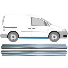 Painel de reparação da soleira para Volkswagen Caddy 2004-2020 / Esquerda = Direita (simétrico) / Conjunto 10485