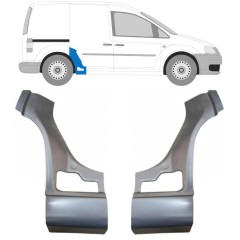 Painel de reparação do guarda-lamas traseiro para Volkswagen Caddy 2004-2020 / Esquerda+Direita / Conjunto 15164