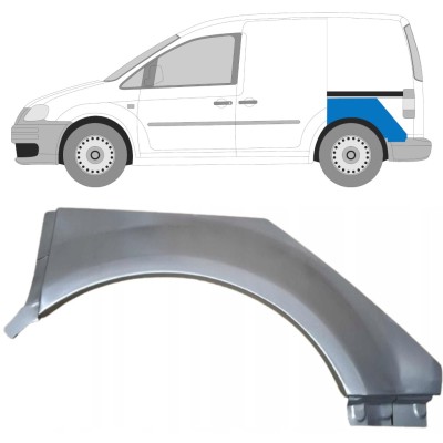 Painel de reparação do guarda-lamas traseiro para Volkswagen Caddy 2004-2020 / Esquerdo 15161