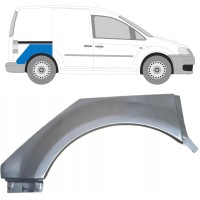 Painel de reparação do guarda-lamas traseiro para Volkswagen Caddy 2004-2020 / Direito 15160