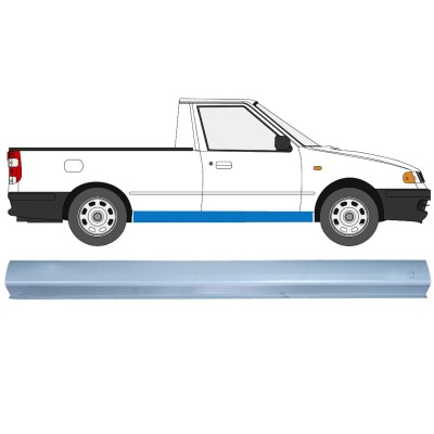 Painel de reparação da soleira para Volkswagen Caddy 1995-2004 / Esquerda = Direita (simétrico) / PICKUP 16185