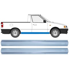 Painel de reparação da soleira para Volkswagen Caddy 1995-2004 / Esquerda = Direita (simétrico) / PICKUP / Conjunto 16186
