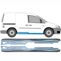 Soleira completa para Volkswagen Caddy 2004-2020 / Esquerda+Direita / Conjunto 9558