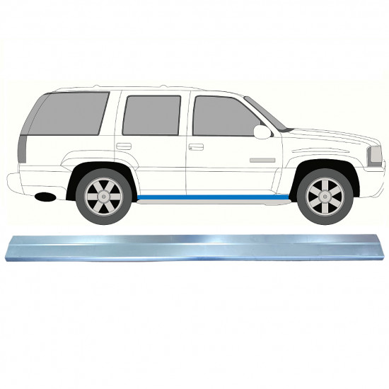 Painel de reparação da soleira para Cadillac Escalade 2001-2006 / Esquerda = Direita (simétrico) 7244